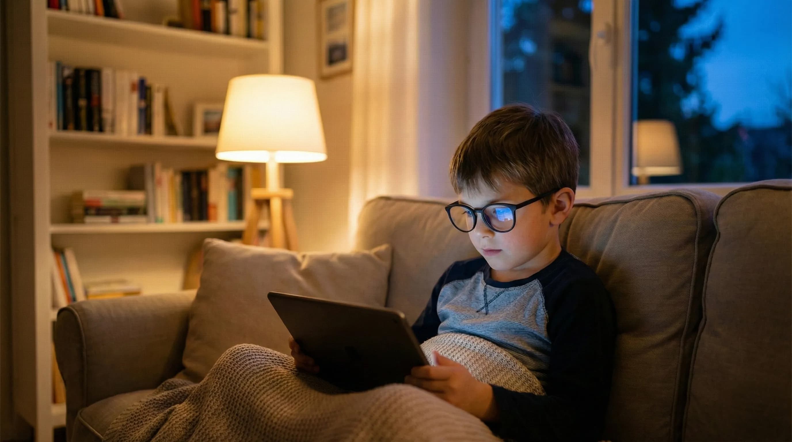 Blålysbriller for barn